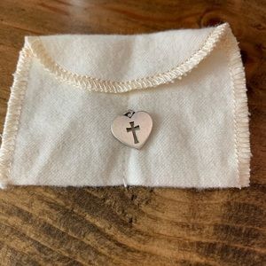 James Avery Crosslet Heart Charm